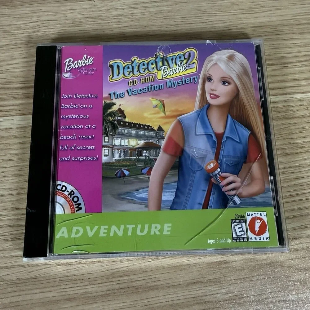 Detective Barbie 2 The Vacation Mystery PC CD-ROM Retro 1999 Game Complete